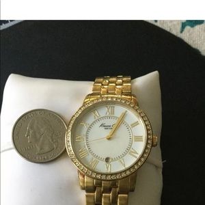 Kenneth Cole A-12613 Water Resistant Gold Watch